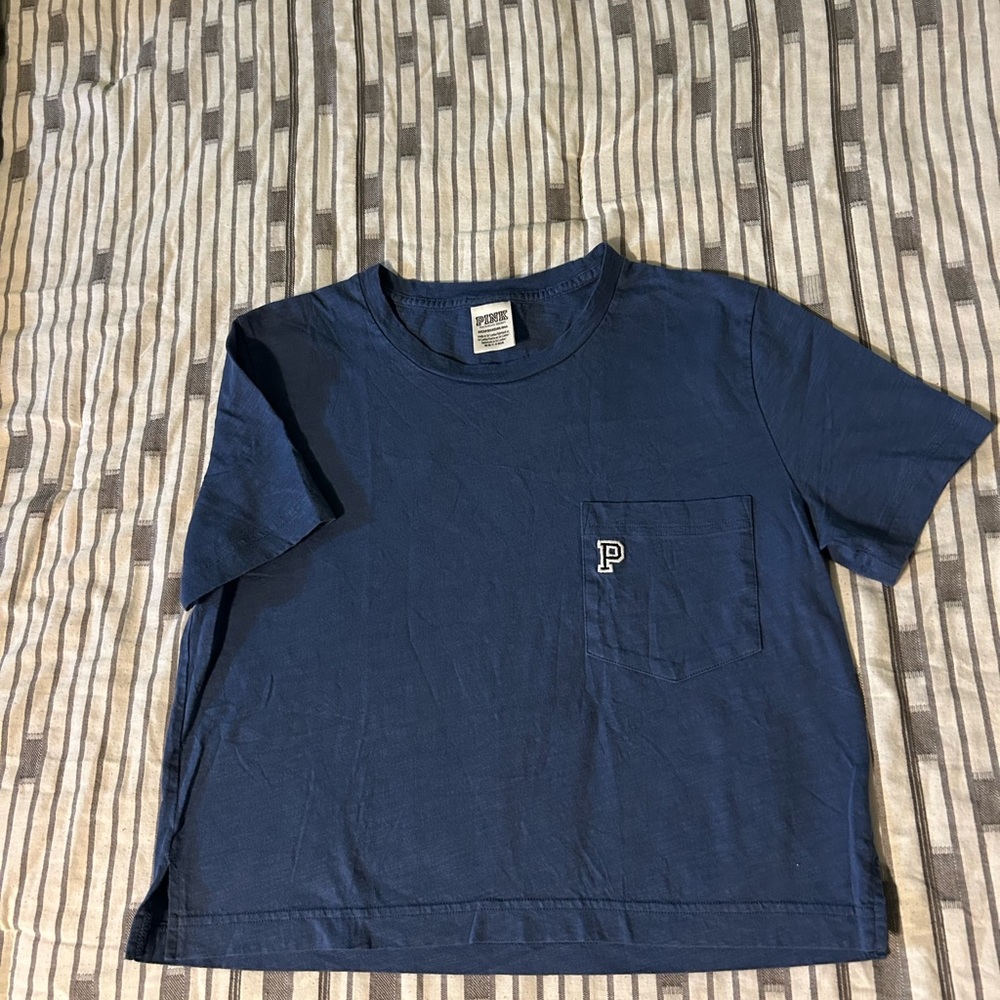 PINK Victoria's Secret Navy Crop Top